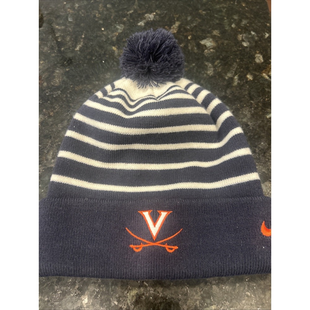 UVA Nike Beanie Hat University Of Virginia Cavaliers Wahoo Winter Warm Swoosh